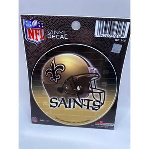 NFL New Orleans Saints Helmet Vinyl Decal Sticker Rico Industries Official